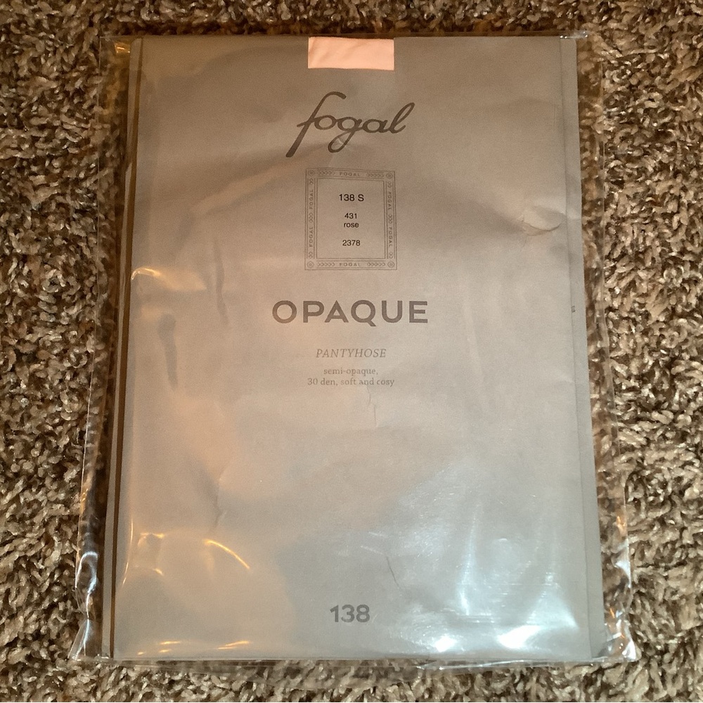 Fogal semi opaque pantyhose, 30 denier, color rose (pink), size: S
